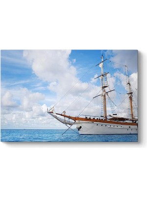 Açık Deniz Gemi Tablosu 90 x 60