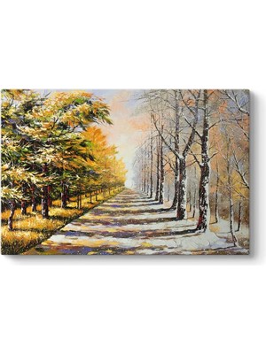 Kış ve Sonbahar Tablosu 90 x 60