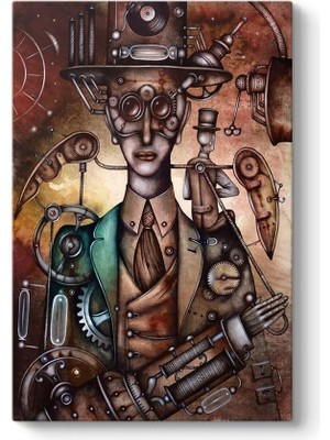 Mekanik Adam Tablosu 30 x 45