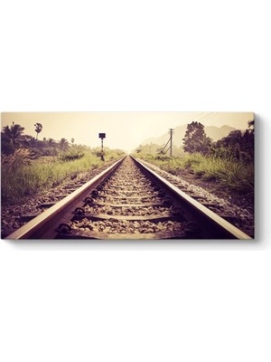 Tren Rayı Tablosu 80 x 40