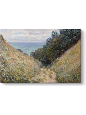 Claude Monet - Road At La Cave Tablosu 140 x 100