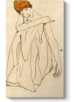 Schiele - Dansçı Tablosu 80 x 140