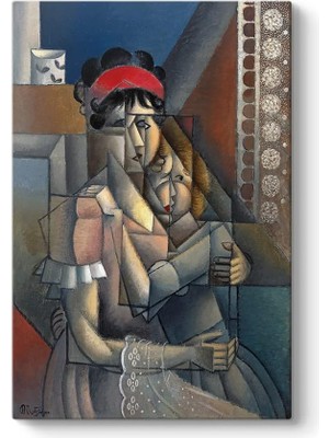 Metzinger - Femme A La Fenetre Tablosu 60 x 90