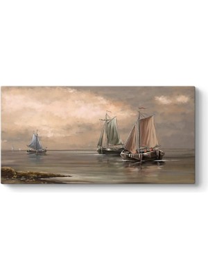 Yelkenli Tekneler Tablosu 80 x 40