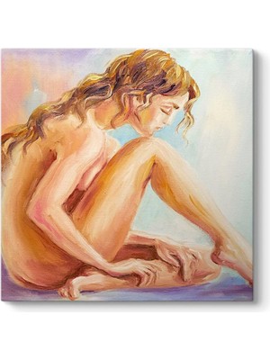 Nü Yağlıboya Tablo 90 x 90