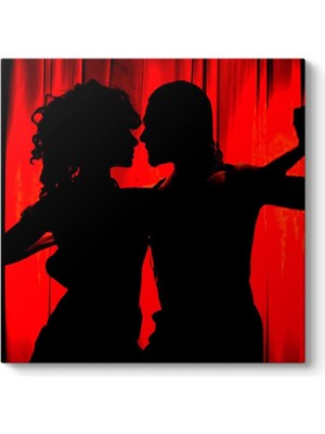 Kırmızı Siyah Tango Tablosu 60 x 60