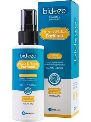 KSB Store Bidoze Huzur & Relax Parfümü 100 Ml. | Sakinleştirici Uyku ve Yastık Spreyi