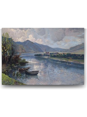 Karl Vikas - Summer Landscape Tablosu - 75X50CM