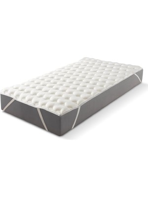 Topper 0.9 - Massage Therapy - 3D Soft Yatak Pedi - Yatak Koruyucu Uyku Pedi (100X200)
