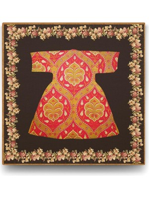 Osmanlı Padişah Kaftanı Tablosu - 50X50CM