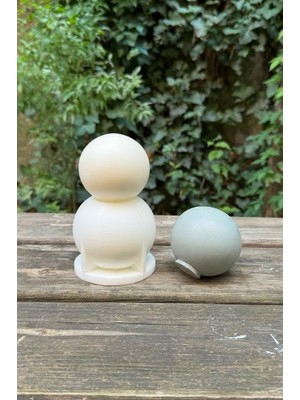 Küre 7cm Çap Silikon Mum Kalıbı