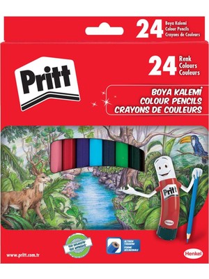 Pritt Kuru Boyalar, Canlı Renklerde Boya Kalemi, Açması Kolay ve Dayanıklı Silinebilir Kalem, Y
