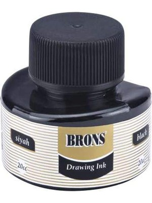 HOBI24 Brons BR-317 Çini Mürekkebi 20CC - Siyah