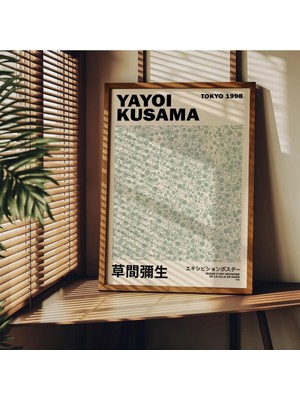 Fark Tanıtım Yayoi Kusama Çerçevesiz Poster, Modern Dekoratif Çerçevesiz Poster, Tablo, Yayoik