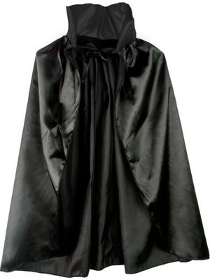 KSB Store Mey Ithalat® Siyah Renk Yakalı Halloween Pelerini 90 cm