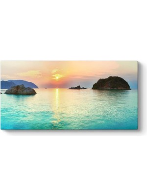 Mavi Deniz Tablosu 120 x 60