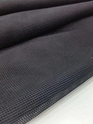 Yırtılmaz Kare Tel Kırma Tülü Ebat 290X100 cm (Siyah)