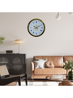 KSB Store Gold Royal Aurelia 52 x 52 Duvar Saati