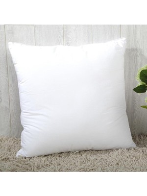 Realhomes Boncuk Silikon Şönil Kırlent Kılıfı Iç Yastığı (55 x 55 cm 500GR