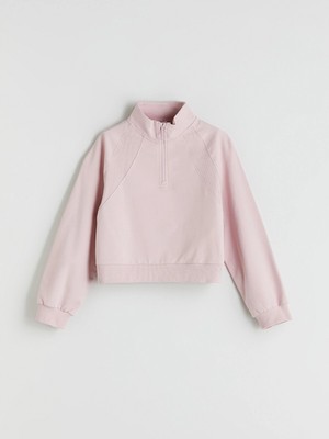 Lc Waikiki Yeni Sezon Dik Yaka Kız Çocuk Sweatshirt