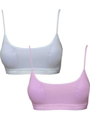 Royaleks Pedli Ip Askılı Pembe Büstiyer 2 Adet