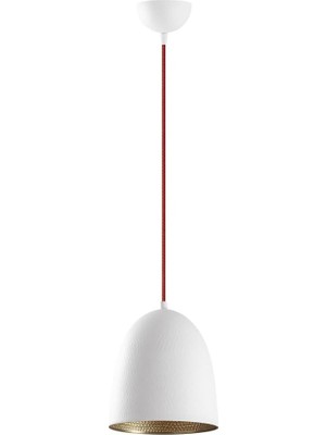 Modern Metal Gövdeli Tekli Sarkıt Avize Mutfak ve Salon Için E27 Uyumlu, BEYAZ-2373