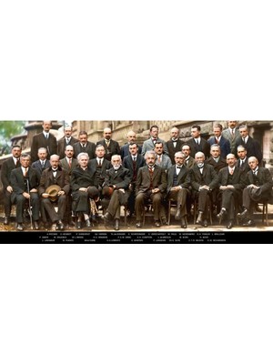 512 Store Solvay Konferansı Poster 33X48 Cm, 324235234234234242