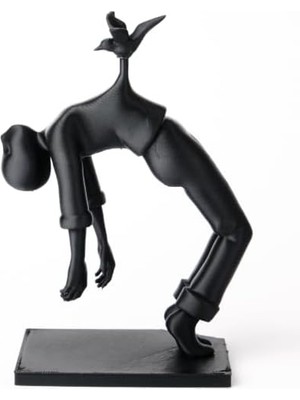 Housetrend Bird Of Burden Sürreal Heykel – Modern Figüratif Sanat Objesi – 3D Yazıcı Tasarı