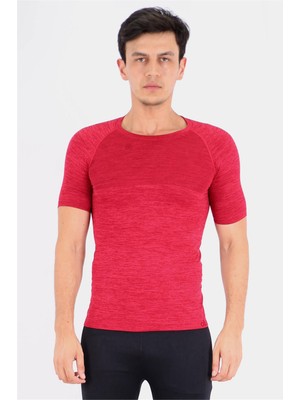 Obje Erkek Kırmızı Sporcu T-Shirt