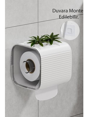 Paslanmaz Çelik Tuvalet Kağıdı Askısı-Raflı ve Kendinden Yapışkanlı Tuvalet Kağıdı Wc K