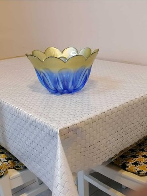 Başak Ev TEKSTILI(811) Ithal Pvc Muşamba - Desenli Silinebilir Masa Örtüsü RENKLI-140 x 2