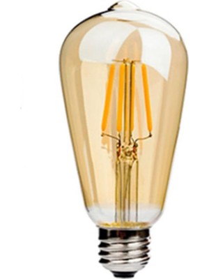 6W E27 2700K Amber Rustik LED Ampul CT-4284