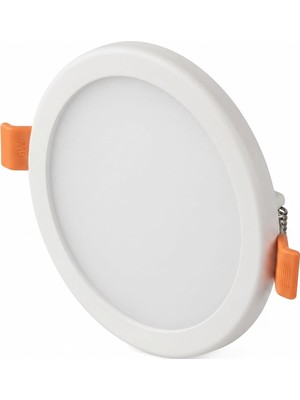 Cata CT-5645 6W Plus Ayarlanabilir Delik Çaplı Sıva Altı LED Panel Armatür, Çerçevesiz Ince