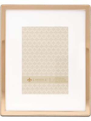 Desenli Cilalı Metal Resim Çerçevesi 8X10 Altın