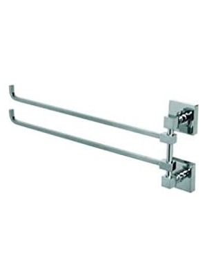 Yuvarlak Metal Havluluk Yapışkanlı Montaj Banyo Aksesuarı