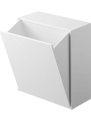 Tower Yapışkanlı Kancalı Saklama Kutusu Beyaz Abs Reçine Minimalist 17 x 8 7 16 x 20 cm