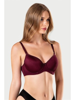 Obje Kadın Bordo Minimizer Sütyen
