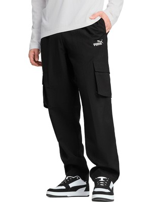 Puma Ess Woven Cargo Erkek Siyah Günlük Stil Eşofman Altı 68266301