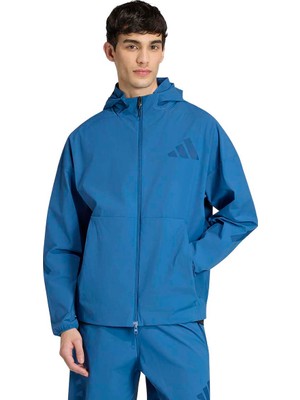 adidas Z.N.E. Woven Erkek Mavi Günlük Stil Eşofman Üstü KF1823