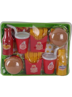 sbodurhome ENF-39164 Hamburger Tepsi Çift Porsiyon