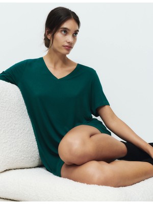 Marks & Spencer Dantel Detaylı Gecelik