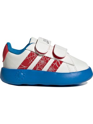 adidas Marvel Spider-Man Grand Court Çocuk Beyaz Sneaker Ayakkabı JQ8072