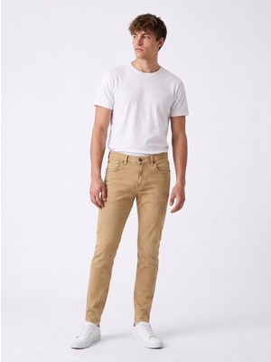 LTB Dıego x Y Dar Paça Orta Bel Camel Jean Pantolon