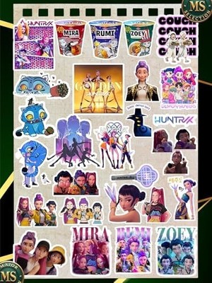 Maxi Trendy Kpop Demon Hunter Sticker Set -2– 27’li | 3-5 cm | Suya Dayanıklı, Araba–laptop–defter Etiketleri