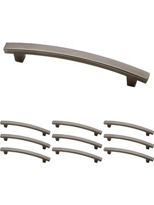 Franklin Brass Pierce Dolap Çekme, Gümüş, 5" Çekmece Kulpu, 10'lu Paket, P29616K-904-B