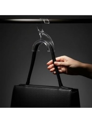 Maxi Trendy Çanta Askısı Dolap Içi Düzenleyici Organizer – Şeffaf Çoklu Çanta Askılık Aparatı (10)