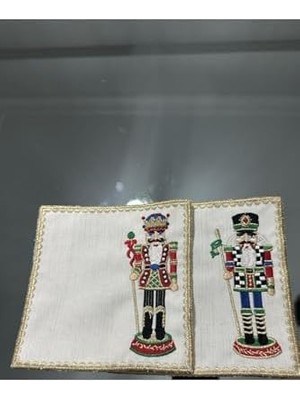 Maxi Trendy Linda Mia Nutcrackers Kurşun Asker Kokteyl Peçete 2 Li