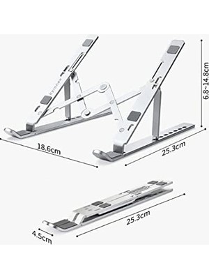 Maxi Trendy HT-119 Katlanır Laptop ve Tablet Standı, Siyah