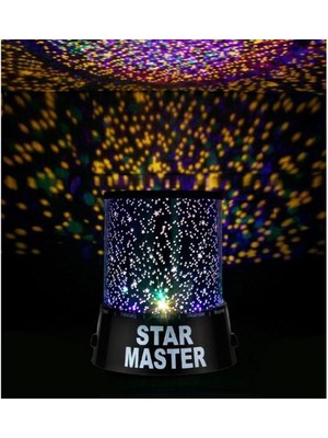 Hereveoyuncak Duvara Işık Yıldız Yansıtan Star Master Geece Lambası