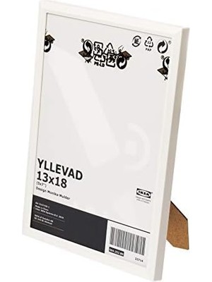 Maxi Trendy Yllevad Resim Çerçevesi. 4 Adet, 13 x 18 Cm, Hafif, Plastik ve Karton, Beyaz